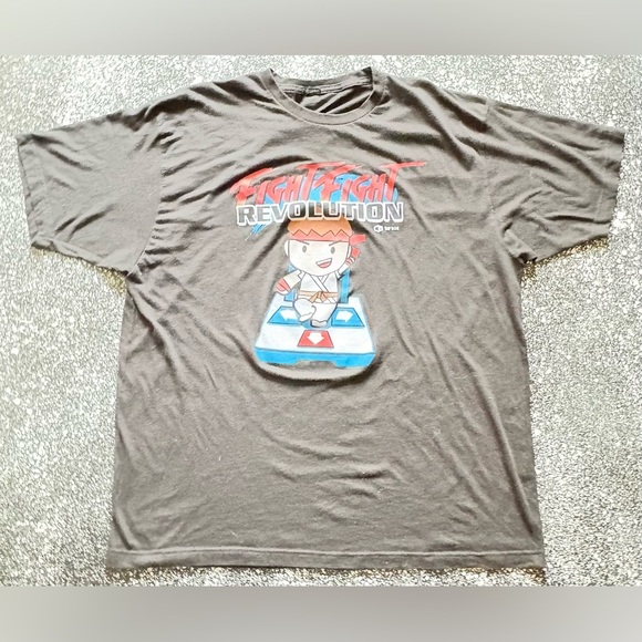 1up Box Fight Fight Revolution T-Shitt Size 2XL - Picture 1 of 2